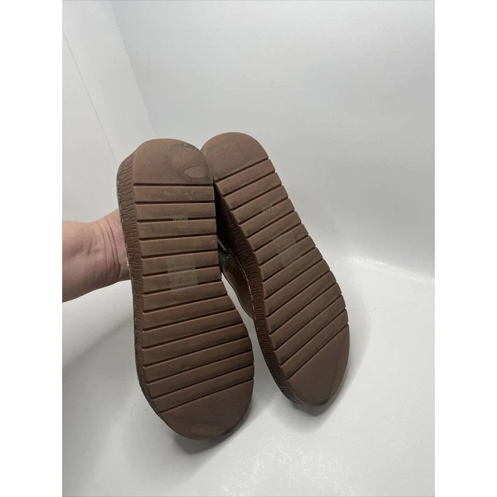 Journee Collection Womens Mckell Thong Sandal 7 summer grey gray wedge - Picture 5 of 5